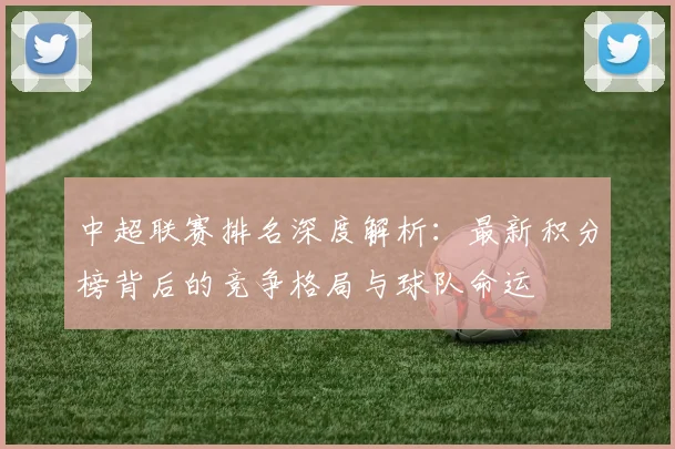 中超联赛排名深度解析：最新积分榜背后的竞争格局与球队命运